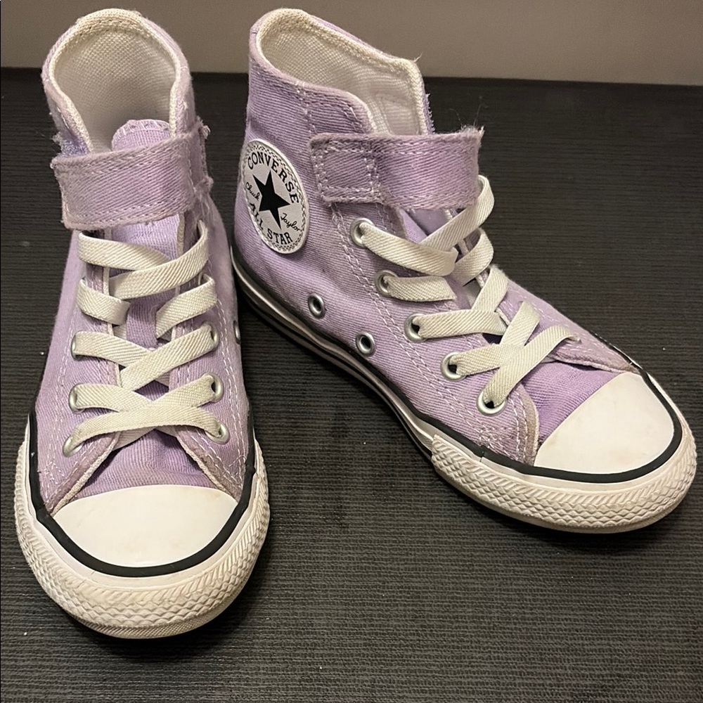 Converse Kids' Lavender High-Top Sneakers size 11